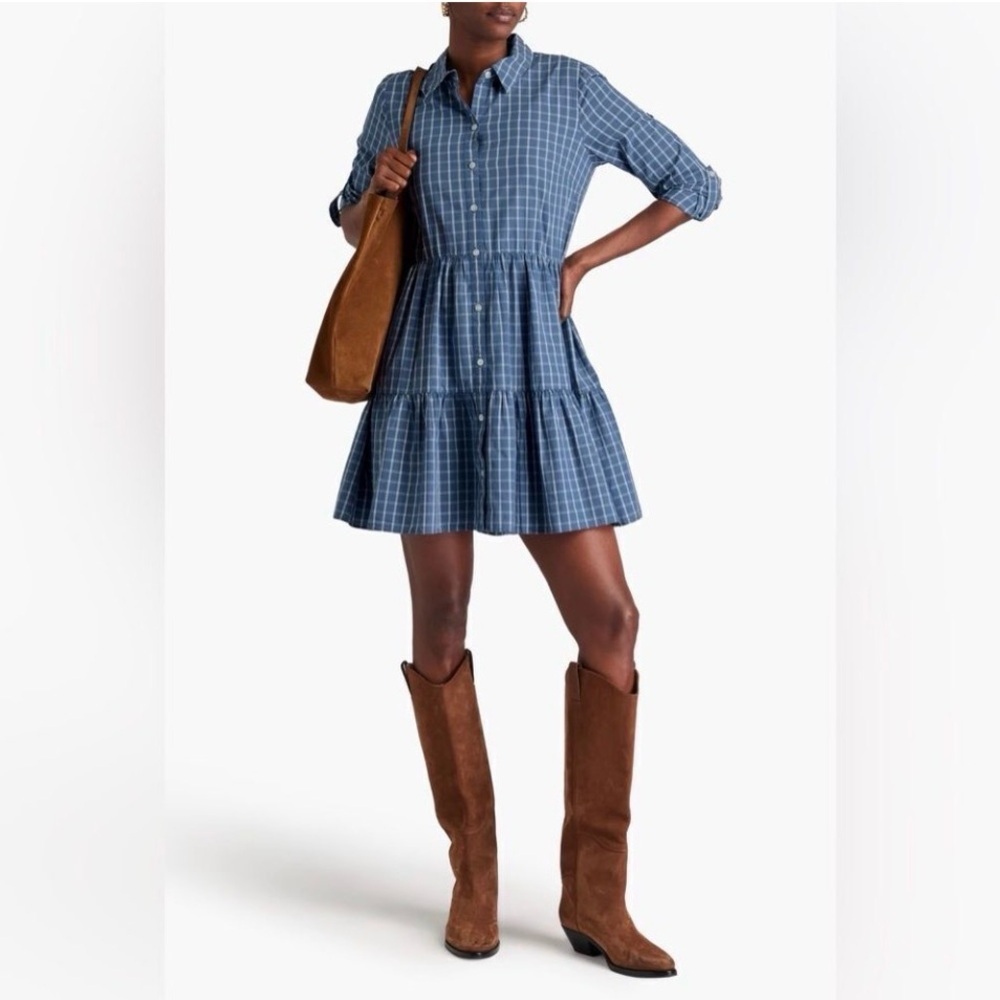 Veronica Beard Jemila Cotton Shirt Dress
